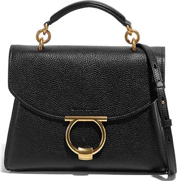 Margot Leather Top Handle Bag