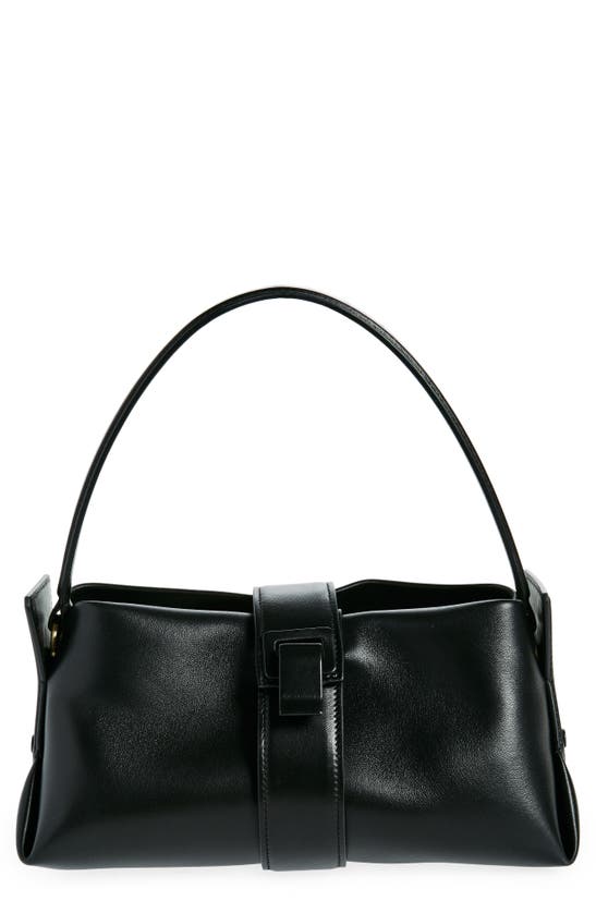 Shop Proenza Schouler Park Leather Shoulder Bag In Black
