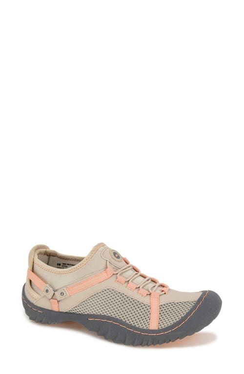 Shop Jbu By Jambu Tahoe Water Ready Sneaker In Light Tan/coral