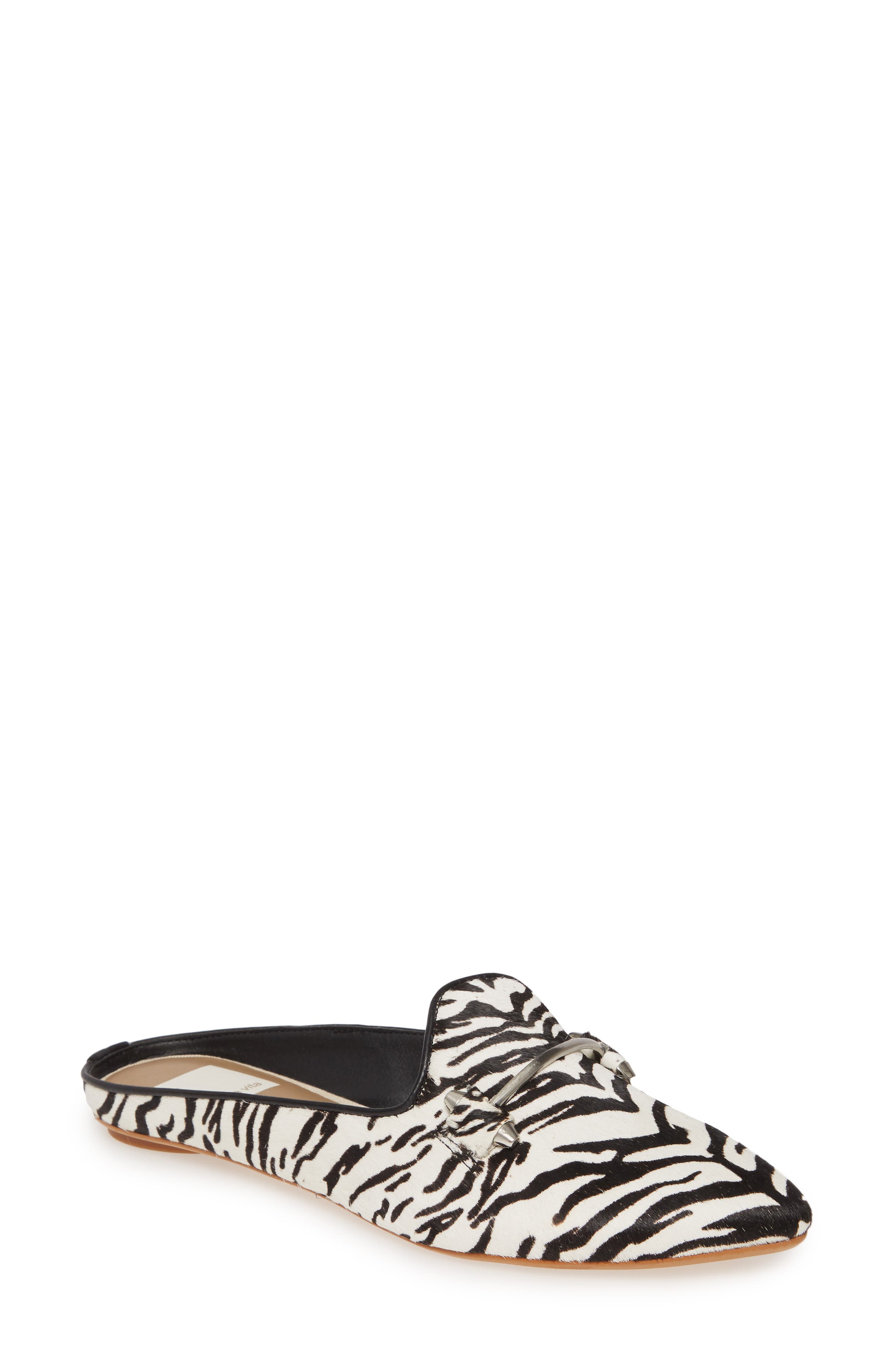 dolce vita calf hair mules