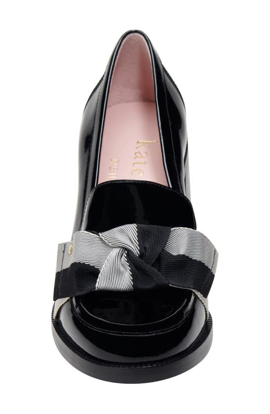 Shop Kate Spade Leandra Block Heel Loafer In Black Multi.