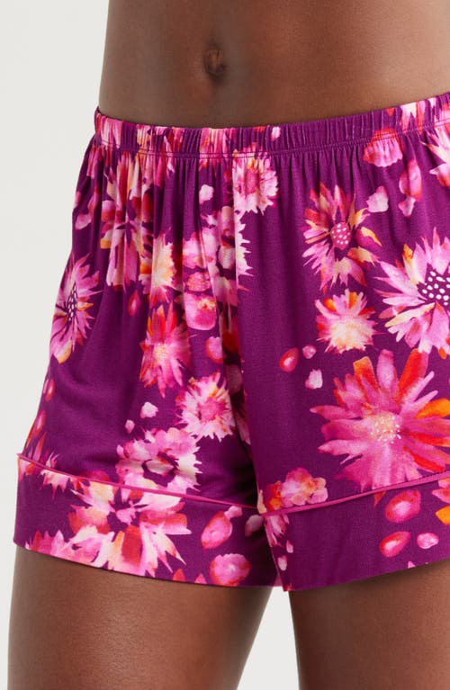 Alivia Jenna Shorts Pajamas In Grace's Garden Berry