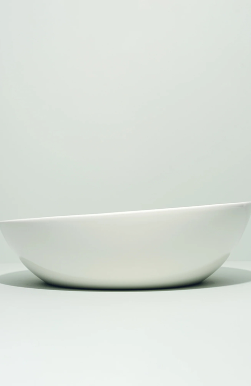 Fors Studio Slanted Serving Bowl In White