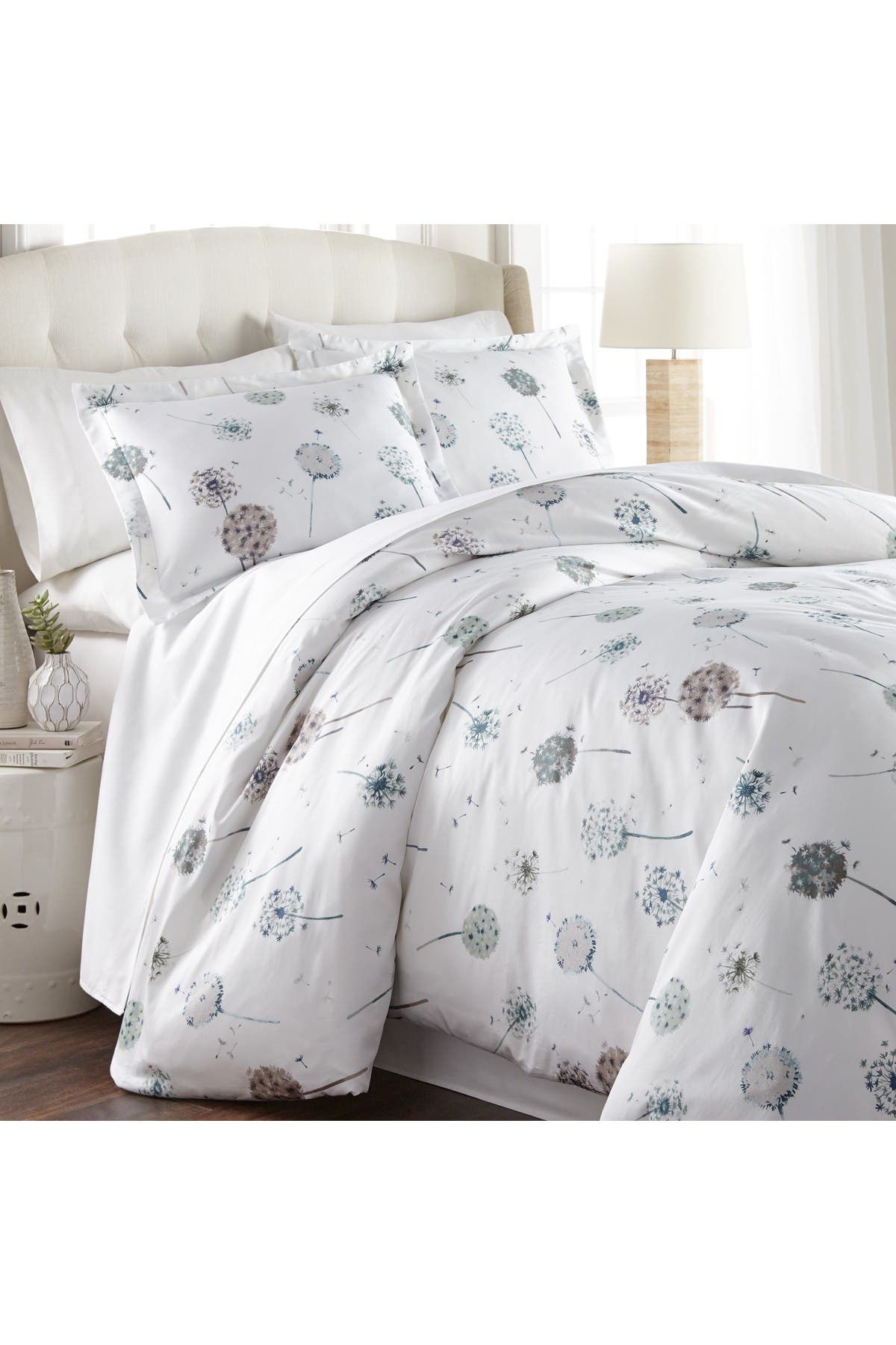 Southshore Fine Linens King California King Ultra Soft 300 Thread Count Cotton Duvet Cover Sets Dandelion White Nordstrom Rack