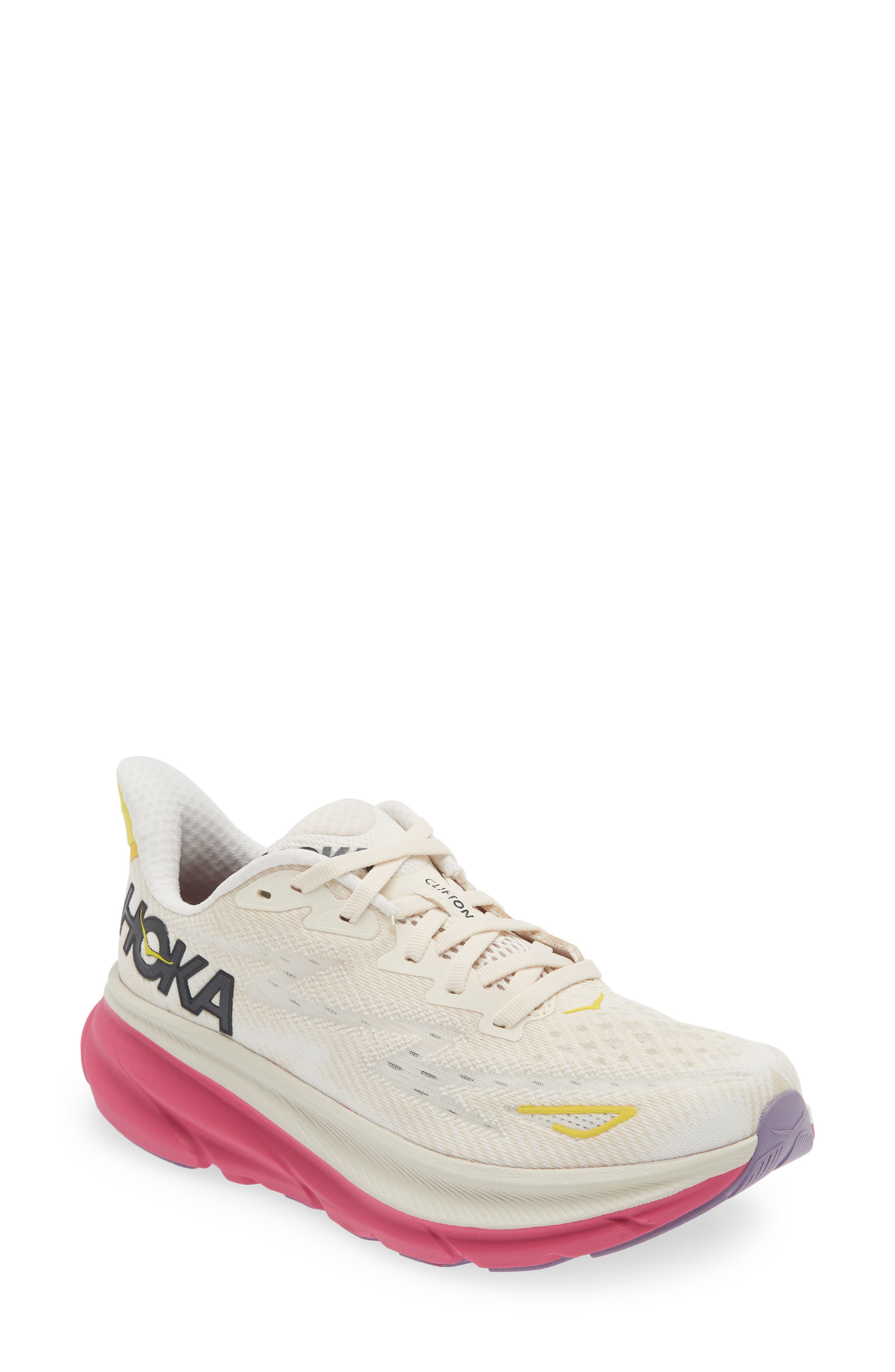 Women’s Size 5 HOKA Clifton 9 Eggnog Blanc De Blanc 1127896-EBDB Running NIB Hoka WOMEN main image 3