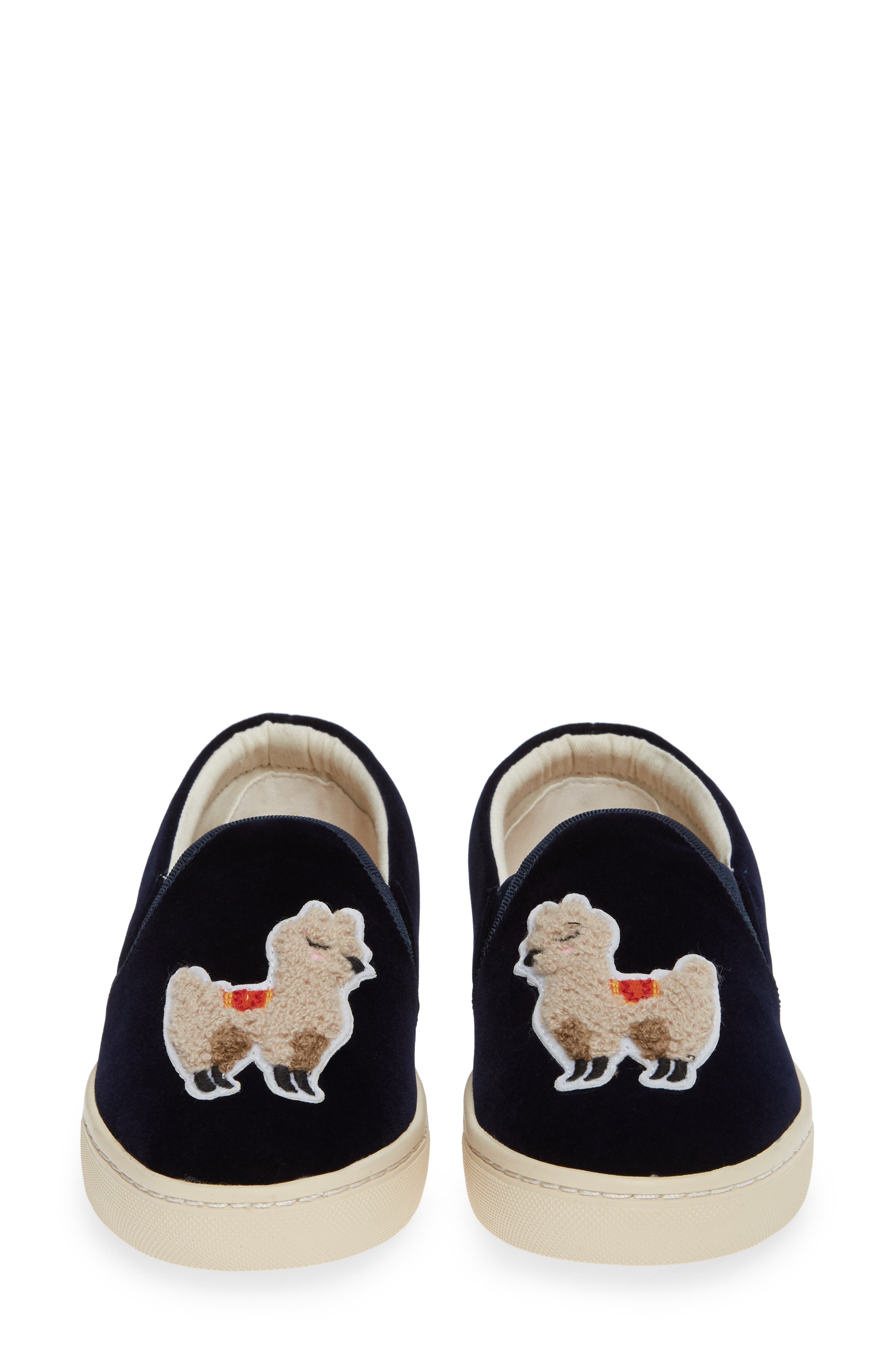 Soludos Velvet Llama Sneaker 