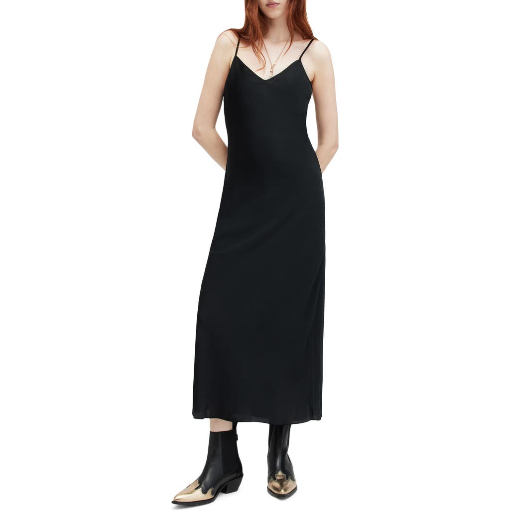 Allsaints Bryony Sleeveless Dress In Black