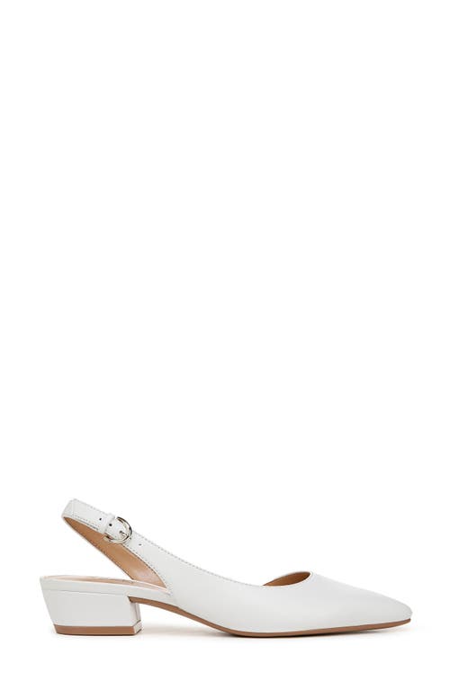 Naturalizer Banks Slingbacks In White