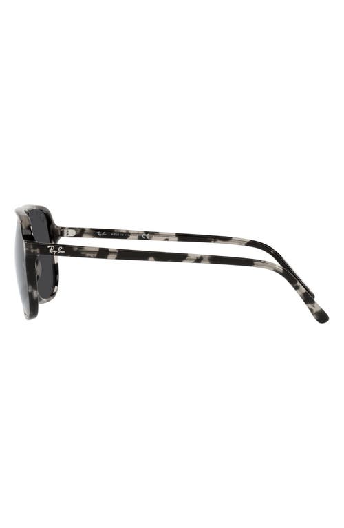 Ray Ban Ray-ban 60mm Square Polarized Sunglasses In Grey Havana/polar Black