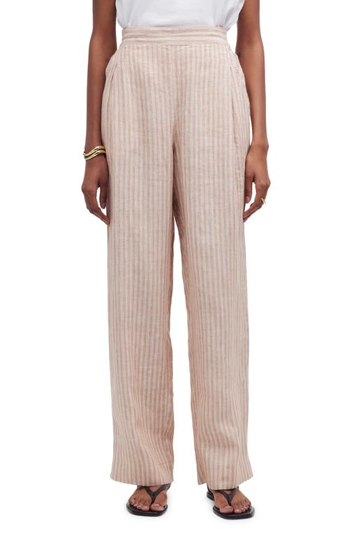 Madewell Pull-on Straight Crop Pants In Miso