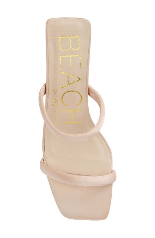 Shop Coconuts By Matisse Jerry Strappy Slide Sandal In Champagne