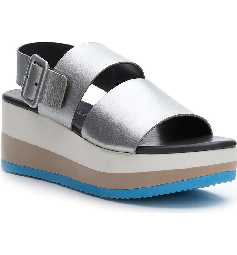 MATISSE Jams Wedge Sandal, Main, color, SILVER