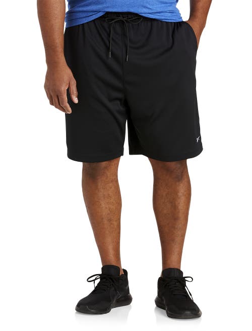 Shop Reebok Performance Double-knit Shorts In Black