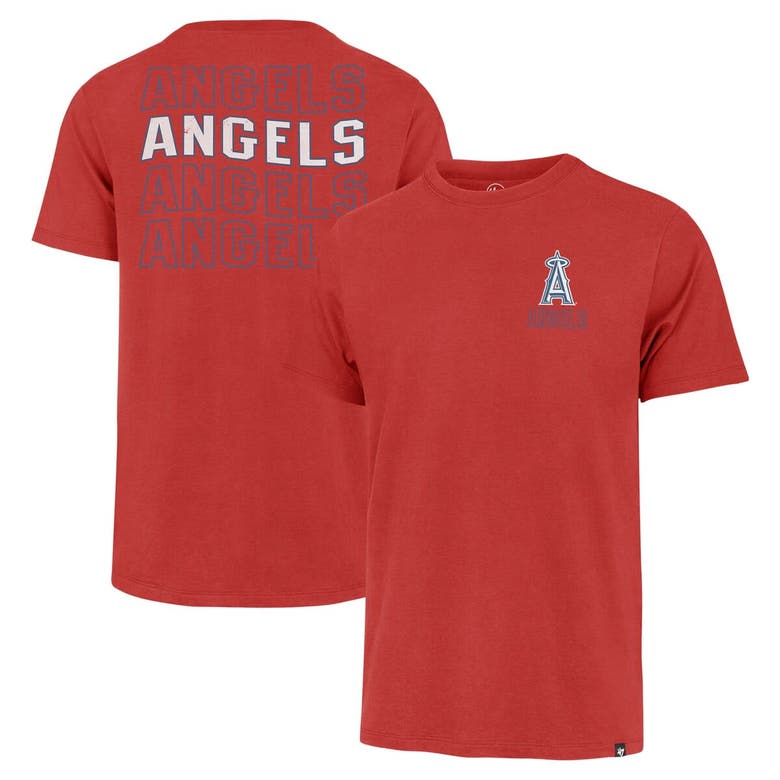 47 ' Red Los Angeles Angels Hang Back Franklin T-shirt
