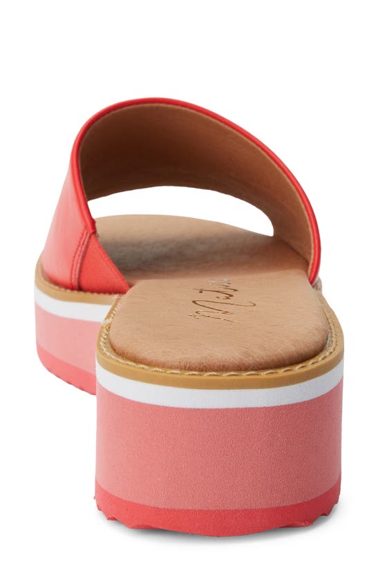 Shop Matisse Jackie Platform Slide Sandal In Red