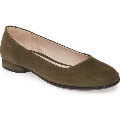 Ecco Anine Ballerina Flat, Green