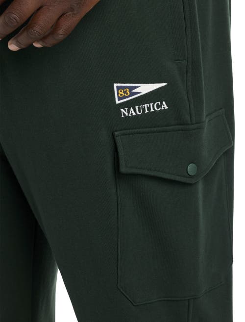 Shop Nautica Cargo Joggers In Kelp Seas