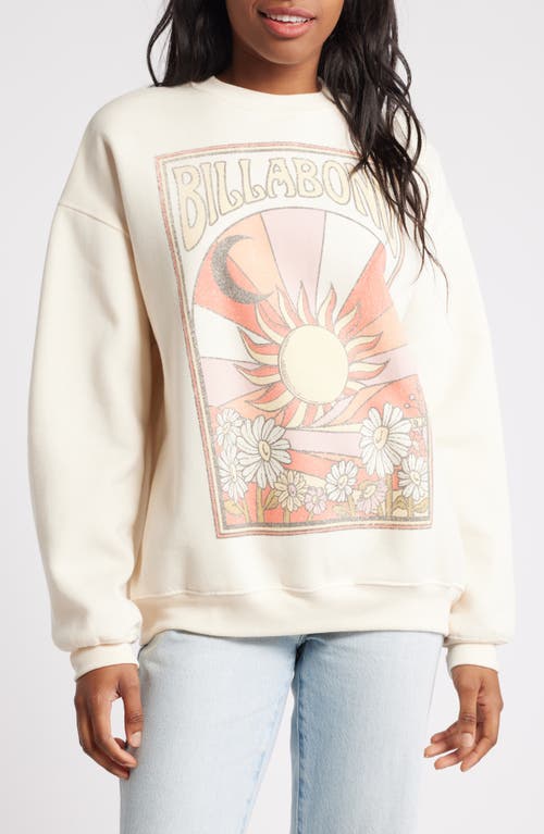 Shop Billabong So Extra Graphic Sweatshirt In Whitecap