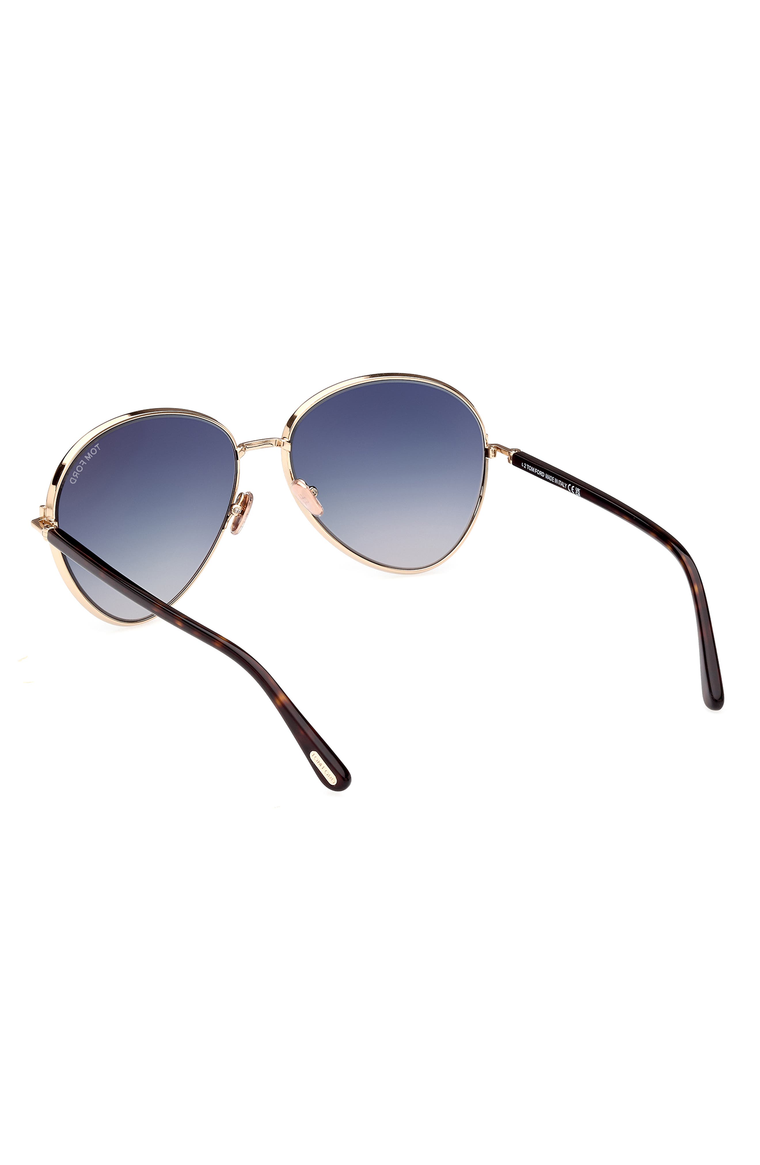 Tom Ford Maxwell Pilot Sunglasses, 59mm