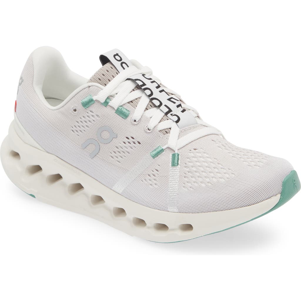 On Cloudsurfer Running Shoe In Pearl/ivory