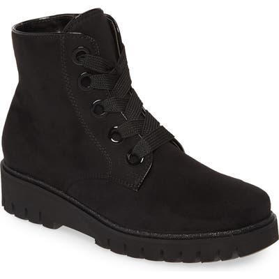 Ara Janaine Lace-Up Bootie, Black