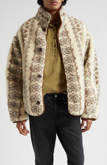 Isabel Marant Madeo Oversize Fleece Jacket | Nordstrom