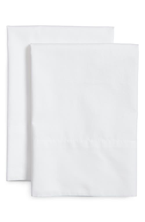 Shop Nordstrom Organic Cotton Percale Pillowcases In White