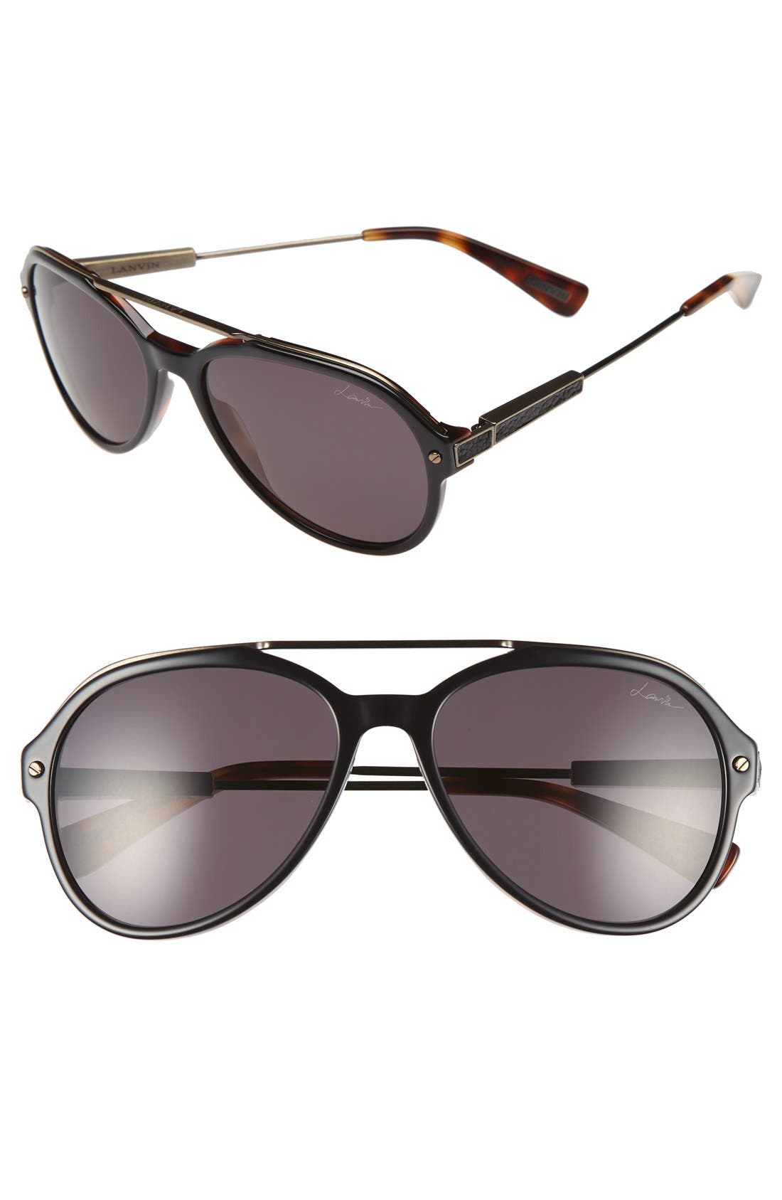 lanvin aviator sunglasses