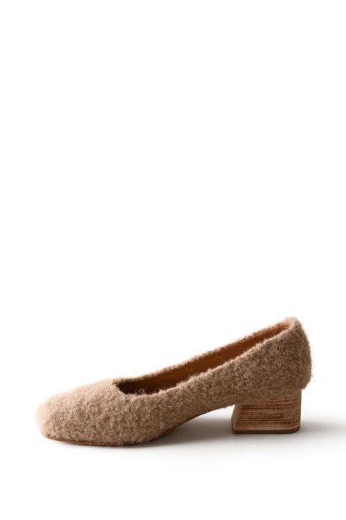 Shop Huma Blanco Luisa Pump In Oatmeal Alpaca