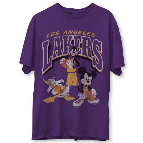 Nike Men's Purple Los Angeles Lakers Courtside Retro Elevated Long Sleeve  T-shirt