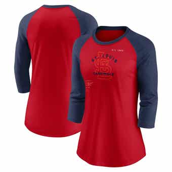 Men's Colorado Rockies Nike Gray Tri-Blend 3/4-Sleeve Raglan T-Shirt