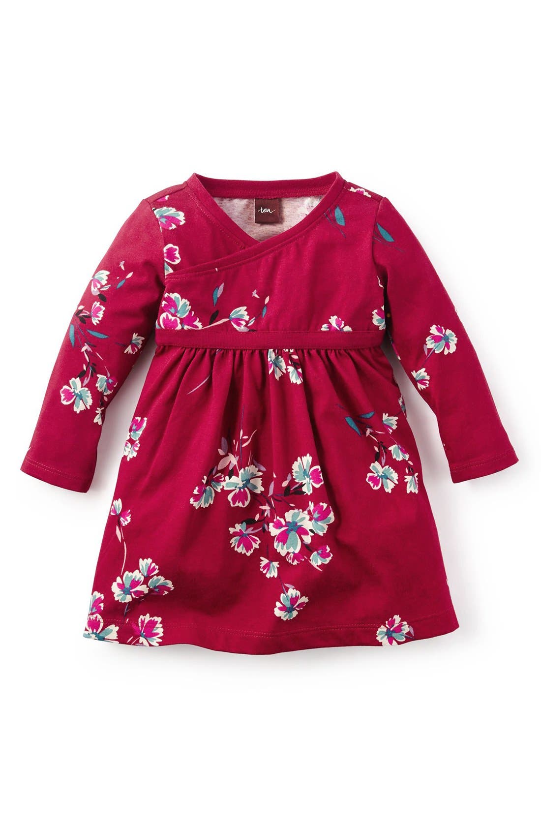 Tea Collection 'Marcela' Floral Print Wrap Dress (Baby Girls) Nordstrom
