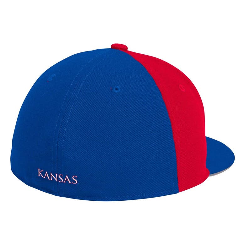 Shop Adidas Originals Adidas White Kansas Jayhawks On-field Baseball Fitted Hat