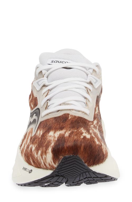 Shop Saucony X Nordstrom Triumph 22 Running Shoe In Chocolate/white