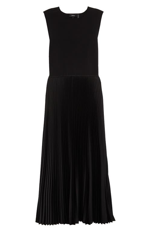 Theory Admiral Crepe Sleeveless Dress In Black