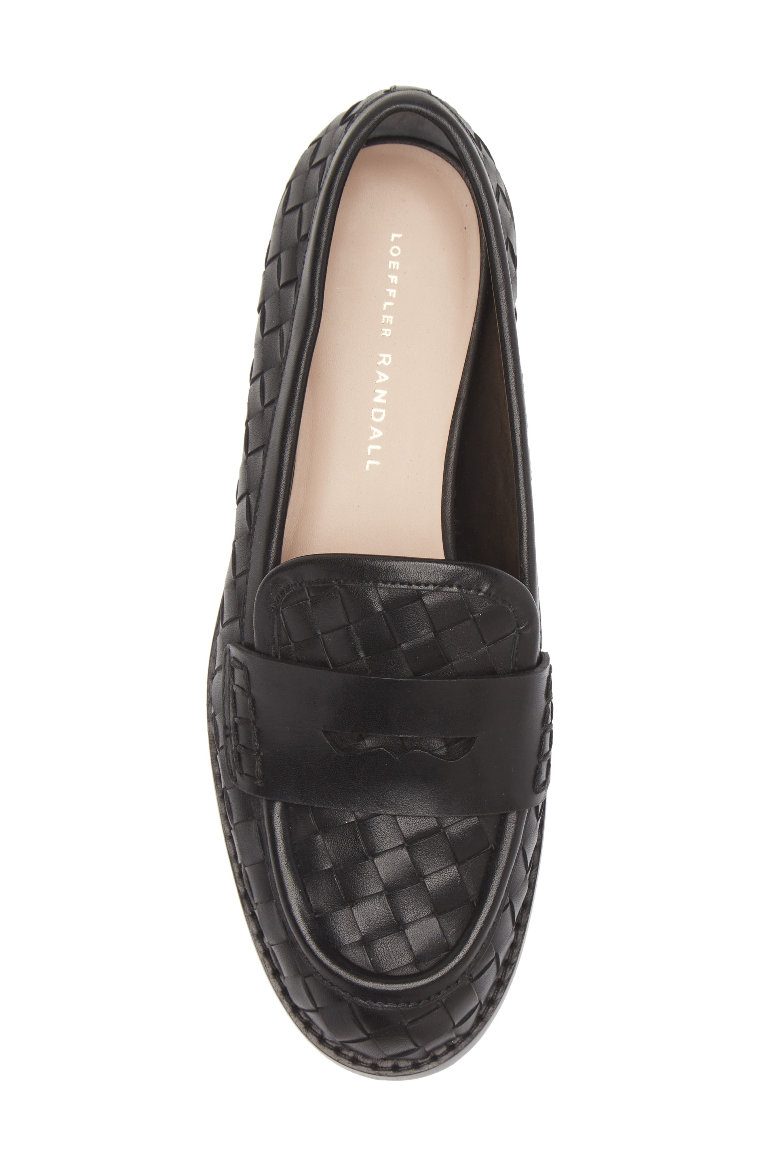 Loeffler randall discount woven loafer