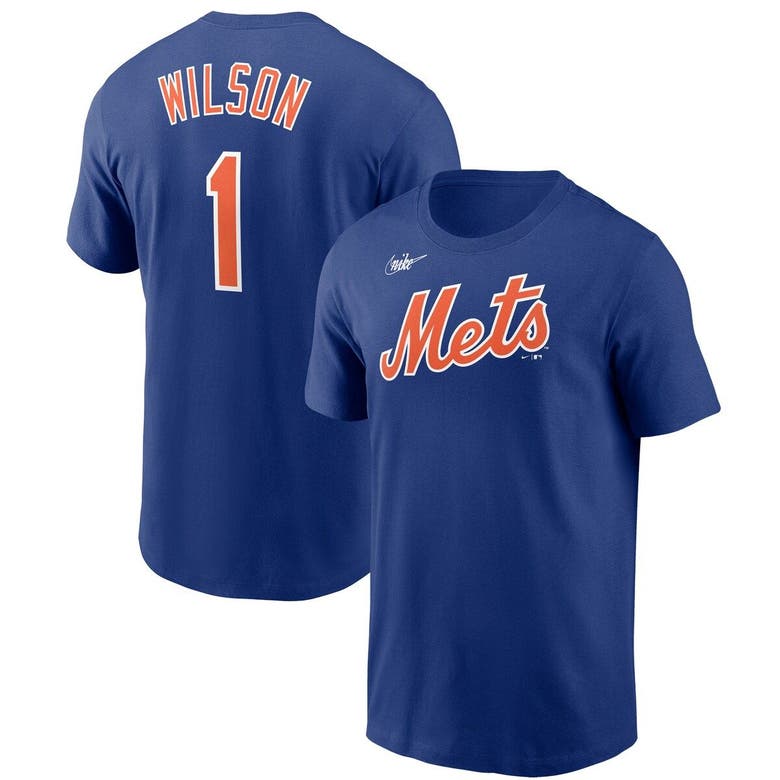 Nike Mookie Wilson Royal New York Mets 1986 World Series 35th