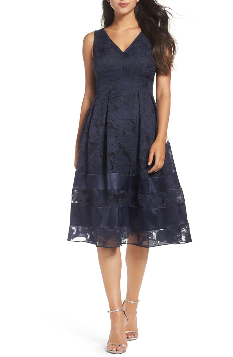 Adrianna Papell Lace Fit & Flare Dress | Nordstrom