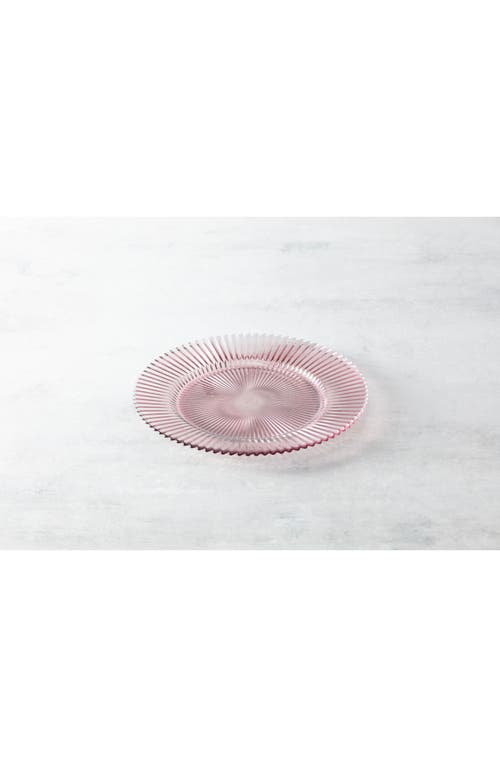 Fortessa Archie Set Of 4 Charger Plates In Pink
