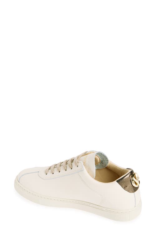 Valentino By Mario Valentino Sandy Low Top Sneaker In Cream