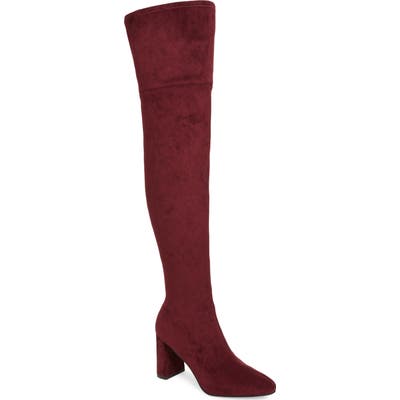 Jeffrey Campbell Parisah Over The Knee Boot- Burgundy