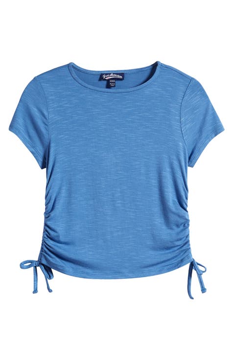 Blue tops for girls best sale