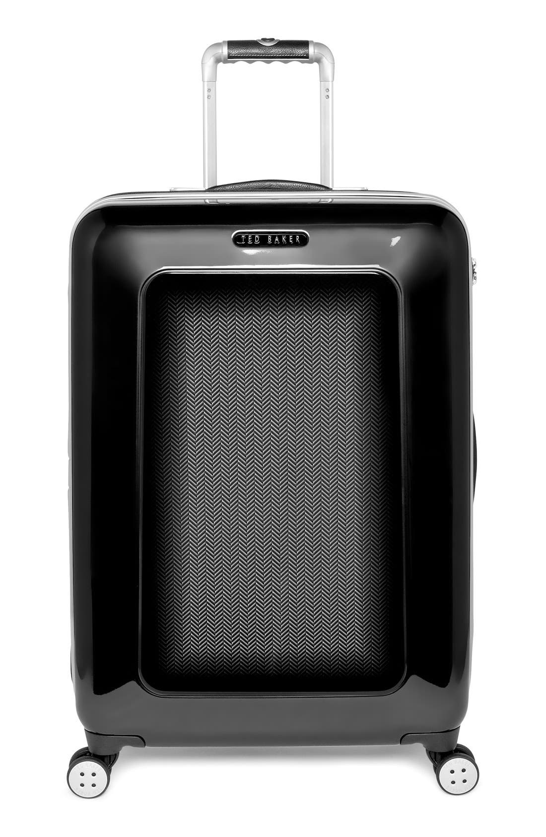 Ted Baker London Medium Herringbone Rolling Suitcase (28 Inch) Nordstrom