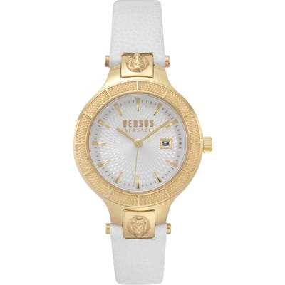 Versus Versace Claremont Leather Strap Watch, 32Mm
