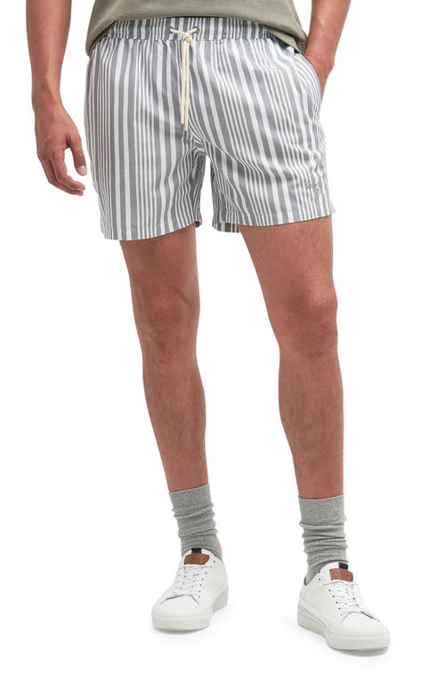 Barbour Decklam Swim Trunks Forest Fog at Nordstrom,