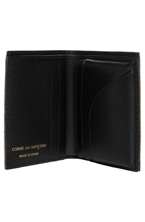 COMME DES GARÇONS COMME DES GARÇONS WALLETS TARTAN LEATHER BIFOLD WALLET 