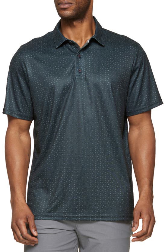 Flag And Anthem Geo Dot Performance Polo In Navy