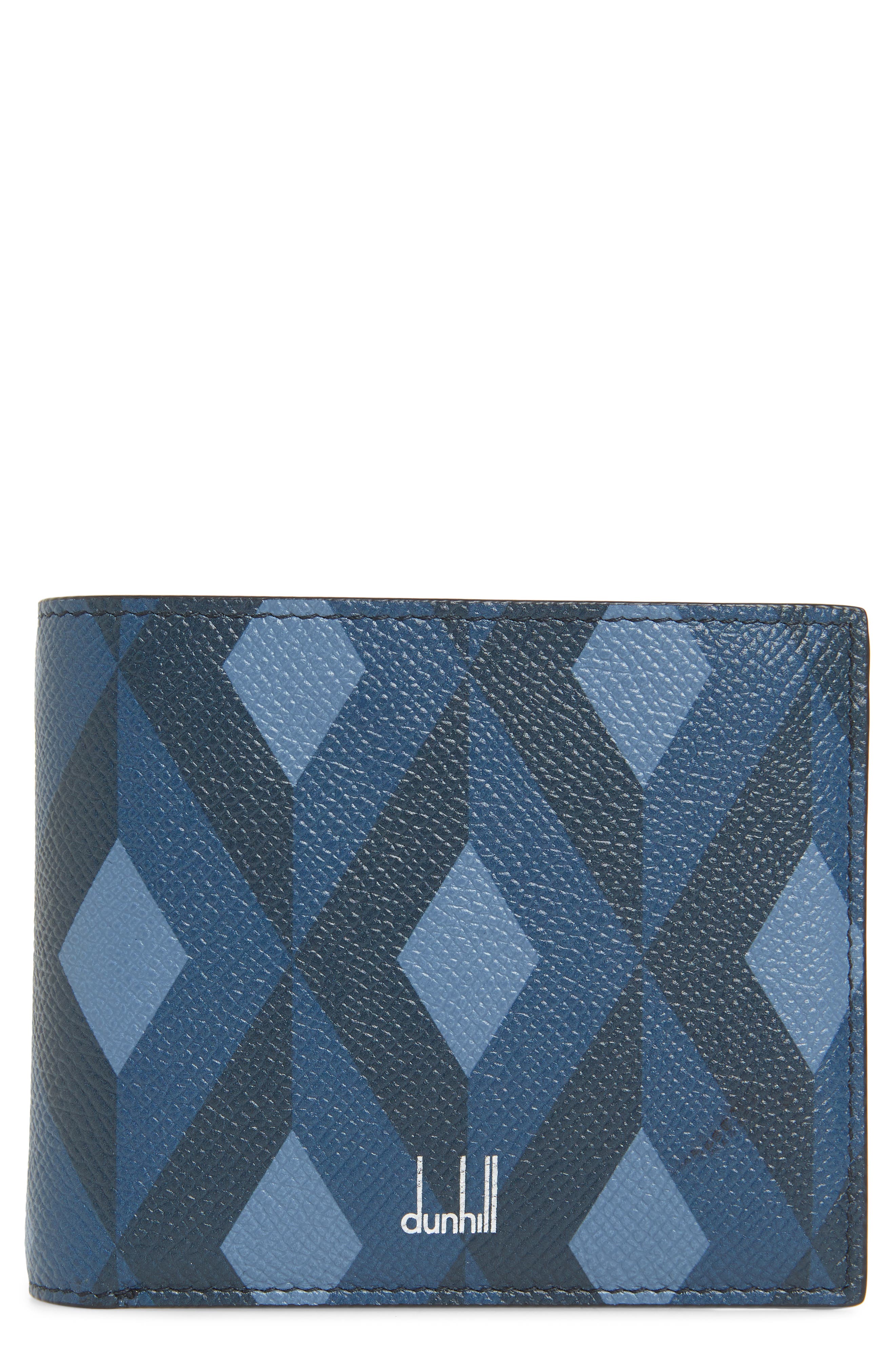 Dunhill Cadogan Leather Wallet - Blue