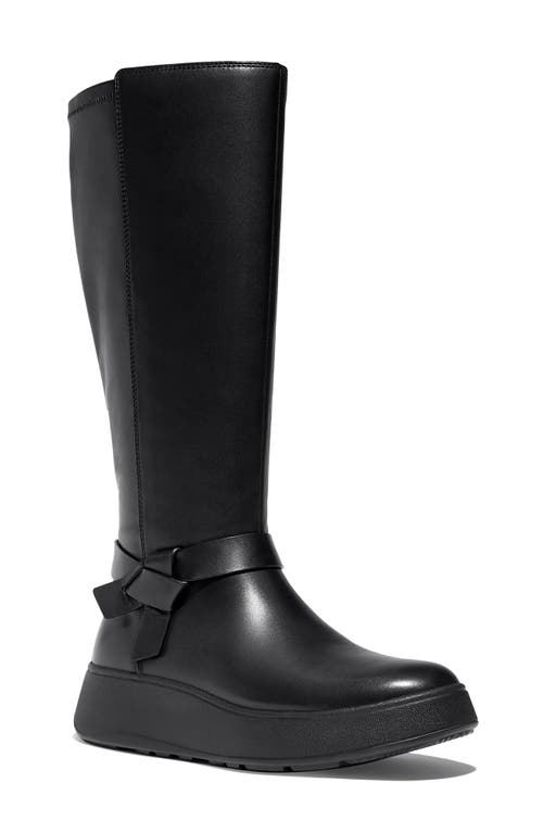 FitFlop F-Mode Knot Flatform Boot in Black 