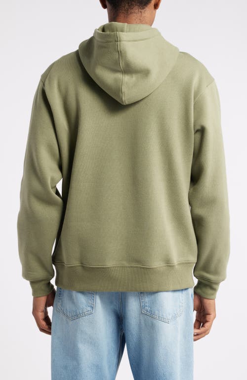 Shop Bp. Fleece Hoodie In Green Lichen